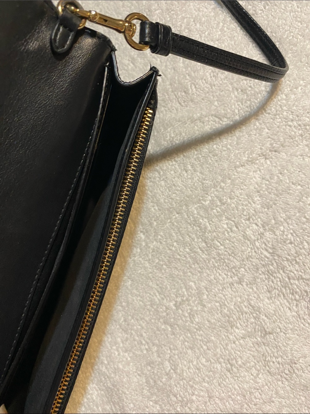 Coach Black Leather Small Crossbody - Picture 6 of 8